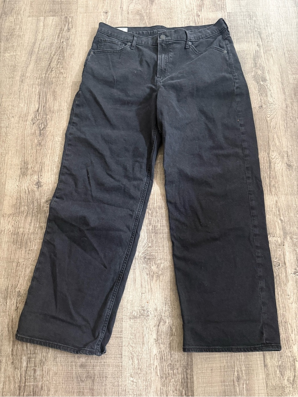Like New Gap 90s Loose Mid Rise Black Jeans 32